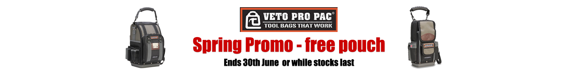 Veto Pro Pac 2026 Spring Promotion