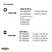 Wera 118150 Micro Screwdriver set and rack