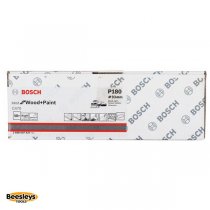 Bosch 2608607927 Abrasive 93x186mm for Wood and Paint P180 Pk50