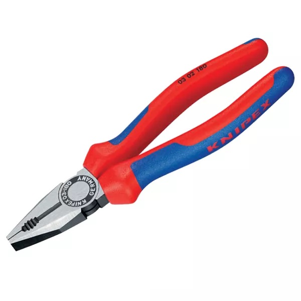 Knipex KPX0302180 Combination Pliers Multi-Component Grip 180mm