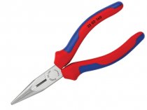 Knipex KPX2502160 Snipe Nose Side Cutting Pliers (Radio) Multi-Component Grip 160mm