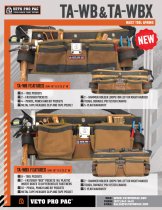 Veto Pro Pac TA-WBX Tool Waist Belt with boxes