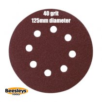 Makita P-43533 125mm Round Abrasive 40grit (pack 10)