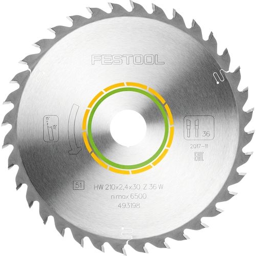 Festool 493198 Universal saw blade 210x2.4x30 W36