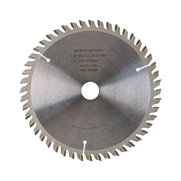 Beesleys KPWC1602048 Saw Blade for Wood 160mm x 20mm 48 teeth