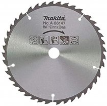 Makita A-86147 Blade for Wood 190 x 20 mm x 40 tooth (Thin Kerf)