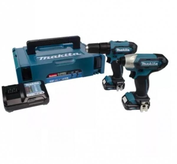 Makita CLX228AJ 12volt CXT Twin Pack HP333D Combi Drill & TD110D Impact Kit