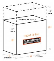 Veto Pro Pac TECH-PAC MC BLACKOUT Tool Backpack