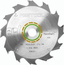 Festool 496301 Saw blade HW 160x2.2x20 PW12