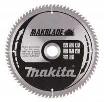 Makita B-09070 Blade for Wood 260 x 30mm x 80 tooth