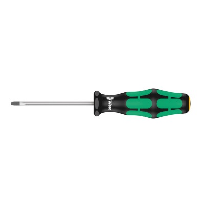 Wera 110001 Kraftform 335 Screwdriver for slotted screws - 0.5 x 3.0 x 80mm