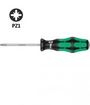 Wera 009310 - 355 SB Screwdriver for Pozidriv screws PZ1