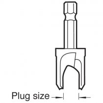 Trend SNAP/PC/14 Snappy 1/4 inch diameter plug cutter (Final One)