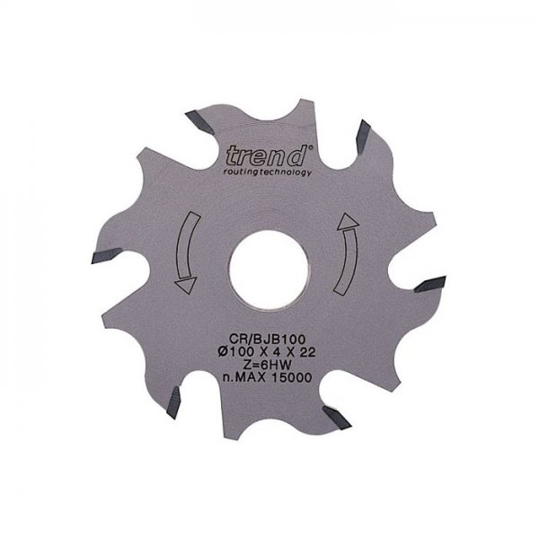 Trend CR/BJB100 CraftPro Biscuit blade 100mm diameter x 6T x 22mm