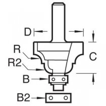 Trend 46/250X1/4TC Bearing Guided Ogee Cutter (Final One)