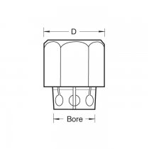 Trend CE/CNS/635 Collet extension collet & nut set 1/4" (6.35mm)