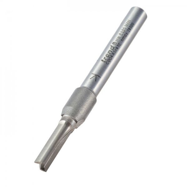 Trend C004X1/4TC Two Flute Cutter 5mm diameter