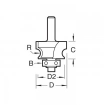 Trend C130X1/4TC Corner bead 4.8mm radius