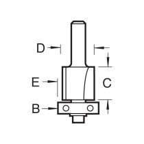 Trend C133X1/4TC Overlap trim12.7mm diameter