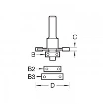 Trend C152X1/4TC Biscuit jointer set