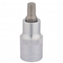 Draper 16315 Draper TX-STAR® Socket Bit, 1/2" Sq. Dr., T45 x 55mm