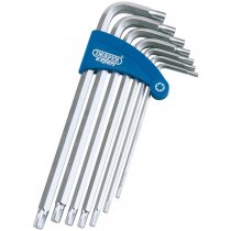 Draper 73047 Expert 7-piece Ribe Hex Key Set In Plastic Holder