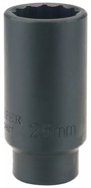 Draper 71392 Expert 410D-MM 26mm 1/2" Square Drive Hub Nut Impact Socket