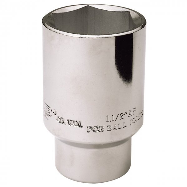 Draper 26916 Expert Ball Joint Socket, 1/2" Sq. Dr., 38mm or 1.1/2" AF