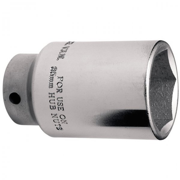 Draper 39047 Expert Hub Nut Socket, 1/2" Sq. Dr., 35mm