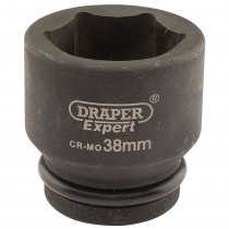 Draper 05018 Expert HI-TORQ® 6 Point Impact Socket, 3/4″ Sq. Dr., 38mm