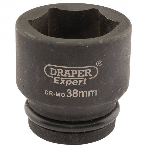 Draper 05018 Expert HI-TORQ® 6 Point Impact Socket, 3/4" Sq. Dr., 38mm