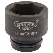 Draper 05023 Expert HI-TORQ® 6 Point Impact Socket, 3/4" Sq. Dr., 42mm