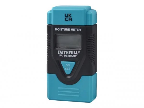 Faithfull FAIDETDAMP Damp & Moisture Meter LCD Display