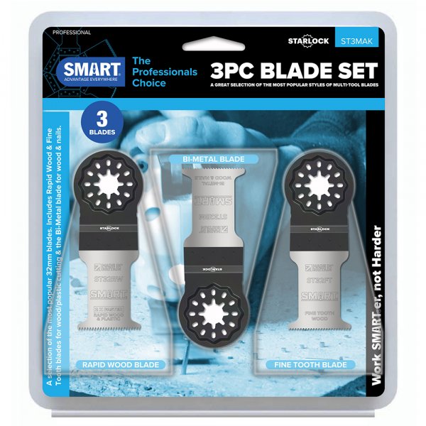 Smart ST3MAK STARLOCK 3 Piece Blade Set