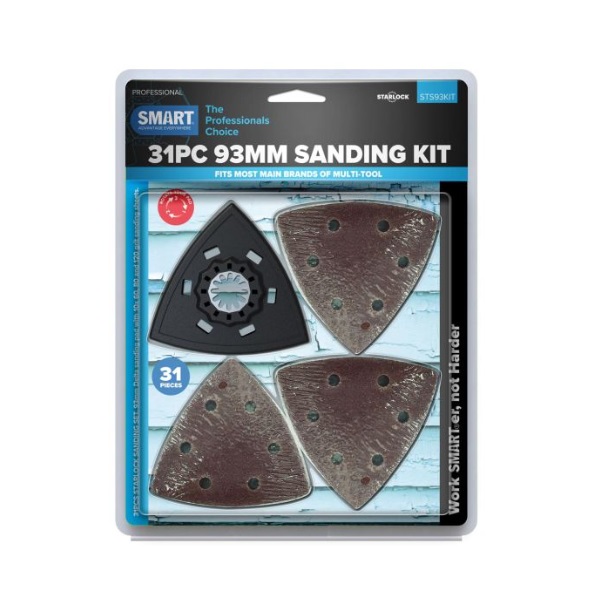 Smart STS93KIT STARLOCK 31 Piece Complete Sanding Kit