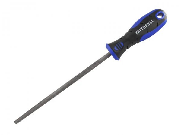 Faithfull FAIFIRSC8 Handled Round Second Cut Engineers File 200mm (8in)