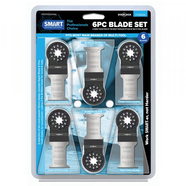 Smart ST6MAK STARLOCK 6pc Blade Set