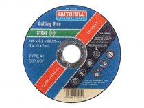 Faithfull FAI1253S Stone Cut Off Disc 125mm x 22.23mm