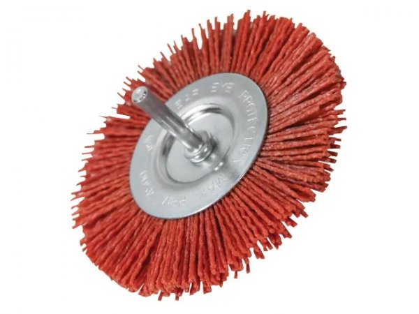 Faithfull FAIWBN100C Nylon Circular Brush 100mm x 6mm Shank