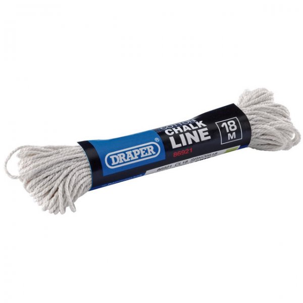 Draper 86921 Cotton Chalk Line, 18m