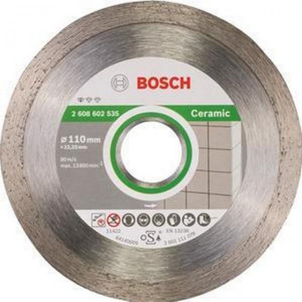 Bosch 2608602535 Standard for Ceramic diamond cutting disc 110mm x 22.23mm