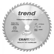 Trend CSB/31548 Craft saw blade 315mm x 48 teeth x 30mm