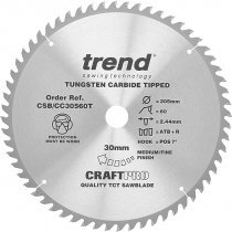 Trend CSB/CC30560T Craft saw blade crosscut 305mm x 60 teeth x 30mm