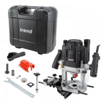 Trend T8EK 1/2 inch Dual-Mode Plunge Router 240V 2200W