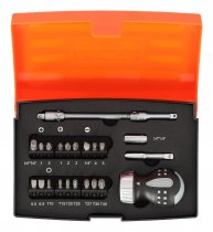 Bahco 808050S-22 Stubby Ratcheting Screwdriver Set - 22-Pcs