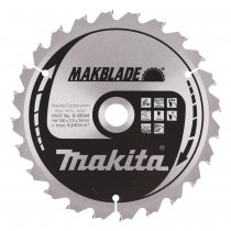 Makita B-32708 Saw Blade, Makblade T.C.T, 190 x 20 mm, 24 Teeth