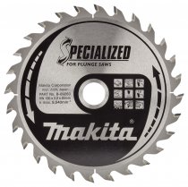 Makita B-09260 Circular saw blade, Specialized T.C.T, 160 x 20 mm, 28 Teeth