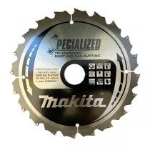 Makita B-33102 185mm x 30mm Bore 20 Specialized Tooth Knot and Nail Saw Blade