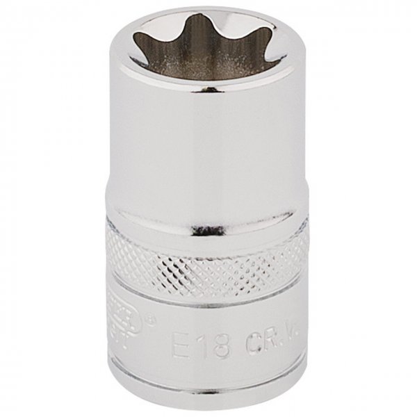 Draper 34340 TX-STAR® Socket, 1/2" Sq. Dr., E18