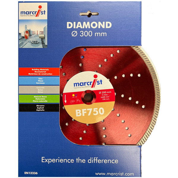 Marcrist 1126.0300.20 BF750 Diamond Blade 300mm